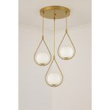 Damla Camlı Tekli Modern Hol Salon Oturma Odası Giriş 3lü Üçlü Avize - 0 - Eskitme