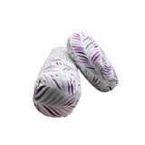 Damla Desen Pamuk Poly Karışımlı Bolster & Meditasyon Minderi - İkili Set (Mor Damlalar)