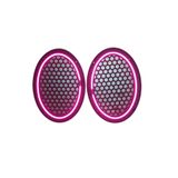 damla elektronik Damla Oval Neon Led Işıklı Midrange Hoparlör Kapağı Pembe