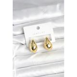 Damla Küpe 24 Mm (Gold Renk)