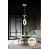 Damla Model Gold 3 Renk Modu Ledli Kristal Taşlı Modern Salon Mutfak Oturma Odası Led Avize Gold
