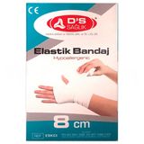 Damla Sağlık Elastik Bandaj Lastik Kopçalı 8 cm