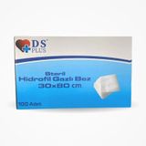 Damla Sağlık Steril Hidrofil Gazlı Bez 30x80 (2Parça) - 100'lü Kutu