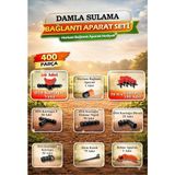 Damla Sulama Komple Aksesuar Seti 400 Parça – 16MM, Damlatıcı Vana Dirsek Nipel Kazık Dahil, B