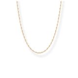 Damla Taşlı Zincir Choker 1 mikron 18 Ayar Altın/Rodyum Kaplama (925 Ayar Gümüş Üzerine)