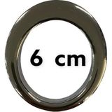 Damla Yan Halka Krom 32 mm Kulp