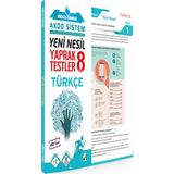 Damla Yayınevi Akıllı Yeni Nesil Türkçe Yaprak Testler - 8. Sınıf