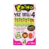 Damla Yayınevi Damla 4.Sınıf'tan 5.Sınıfa Geçenler İçin Pudino İle Dino Hafta Hafta Yaz Tatil Kitabı