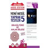Damla Yayınları 5. Sınıf Akıllı Damla Din Kültürü Ve Ahlak Bilgisi Yeni Nesil Yaprak Test