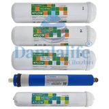 Damlalife 12" Nsf Purefer Filtre 5 Li İnline Filtre Seti
