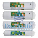 Damlalife 12" Purefer 4 Lü Çubuklu ( Quick ) Nsf Li Inline Filtre Seti