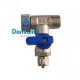 Damlalife Su Arıtma Cihazı 3/8 Combo Bağlantı Aparatı1/4 Mini Küresel Vana Montaj
