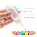 Damlalık, Aplikatör, Çikolata Çizim, Çizikleri Onarmak, Yapıştırıcı, Çini Seramik Çizim Ve Noktalama-13 Parça Set