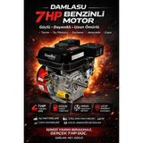 Damlasu 7hp Benzinli Motor Çapa Tip Güçlü Hava Soğutmalı Motor Özellikleri ile Dayanıklı