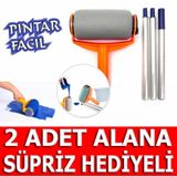 Damlatmayan Boya Rulosu Saplı Boyacı Rulo Fırça Seti Pintar Facil (256211925)