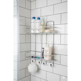 DAMLORA YAPIŞKANLI KALIN TEL İKİ KATLI BANYO RAFI