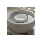 DAMMERUN 20 cm Genişlik – 6 cm Yükseklik Beyaz Plastik Hamam Tası