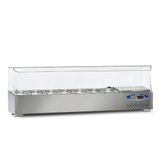 Dampak Soğutmalı Set Üstü Salad Bar 7 Küvet 150 x 35 x 40 (cm)