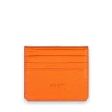 Damy Hakiki Deri Cüzdan, Kartlık, Kadın Küçük RFID Fermuarlı, Erkek Mekanizmalı İnce Mıknatıslı Spor Kartvizitlik, Mini 512MG - Turuncu
