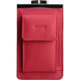 Damy Hakiki Deri Unisex Kartlıklı Sigaralık 701 - Kırmızı