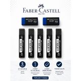 Danacı Kırtasiye 0,7 Uç 5 Adet Orta Boy Sınav Silgisi 2 Adet Faber-Castell Set - 0 - Siyah