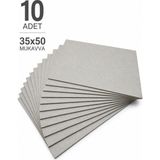 Danacı Kırtasiye 10 Adet 35X50 Mukavva - Gri