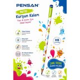 Danacı Kırtasiye Pensan 96110 Canavar Desenli Hb Kurşun Kalem Yazı ve Çizim Kalemi Okul Kırtasiye 6 Adet - Çok Renkli