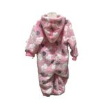 Dandini Kalp Desenli Kapişonlu Polar Bebe Tulumu dandini7415