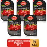 Danet Dana Pastırma I Çemeni Sıyrılmış I Dilimli I 70G x 5 Adet - 1 Adet