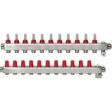 Danfoss 088U0761 11 Ağızlı Paslanmaz Debimetreli Hava Purjörleri Üzerinde Manifold Seti