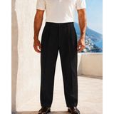 Danger Erkek Baggy Fit Pileli Kumaş Pantolon Siyah 0172DNGR - 38