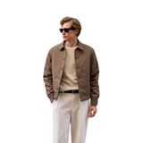 Danger Erkek Basic Mont Ceket –%100 Polyester Regular Fit Düğmeli Klasik Yaka Kapitoneli Tasarım Kahverengi