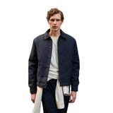 Danger Erkek Basic Mont Ceket –%100 Polyester Regular Fit Düğmeli Klasik Yaka Kapitoneli Tasarım Lacivert