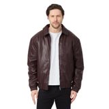 Danger Erkek Limited Edition Deri Mont Ceket Bordo - 4120DNGR
