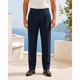 Danger Erkek Viskon Karışımlı Yan Tokalı Pileli Baggy Pantolon Lacivert 0171DNGR - 32