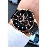 Daniel Klein %100 Orijinal 24 Ay Garantili Özel Seri Lüks Siyah Renk Erkek Kol Saati Bileklik Hediyeli