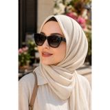 Daniel Klein Acetate Çerçeve Polarize - UV400 Korumalı Siyah Renk Orijinal Kadın Güneş Gözlüğü 57 Ekartman DKGG7362C1