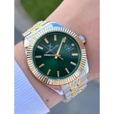 Daniel Klein Çelik Kordon Rolex Kasa+Takvim 3 Atm Suya Dayanıklı Erkek Kol Saati EDK.1.10665-7