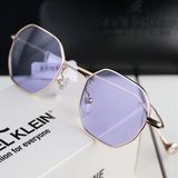 Daniel Klein Dk4183-4 Soft Lila Gold Küçük Altıgen Polarize Camlı Kadın Güneş Gözlüğü