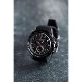Daniel Klein DKE.1.13742 Exclusive Tüm Fonksiyonlar Aktif Silikon Kordonlu Farklı Renk Seçenekli Çelik Kaplama Erkek Kol Saati - Metalik Gri - Siyah