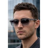 Daniel Klein Handmade Acetate - Polarize - UV400 Korumalı Şeffaf Renk Erkek Güneş Gözlüğü 51 Ekartman DKG6296C3
