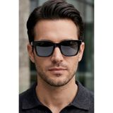 Daniel Klein Handmade Acetate - Polarize - UV400 Korumalı Siyah Renk Erkek Güneş Gözlüğü 52 Ekartman DKG6293C1