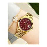Daniel Klein Kadranı Bordo Altın Renk 27 mm Kadın Kol Saati