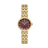Daniel Klein Kadranı Bordo Kordonu Gold Renk 25 Mm Hediye Paketli Kadın Kol Saati