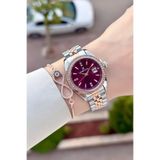 Daniel Klein Kadranı Bordo Kordonu Rose Gri Renk 32,5 Mm Görseldeki İle Aynı Kadın Kol Saati