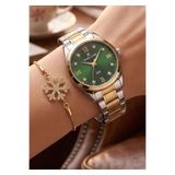 Daniel Klein Minimal Yuvarlak Kasa Vintage Model Taşlı Kadran Roma Rakamlı Kadın Metal Çelik Kordon Kol Saati