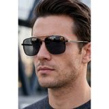 Daniel Klein Polarize - UV400 Koruma Metal Çerçeve Siyah Renk Orijinal Erkek Güneş Gözlüğü 57 Ekartman DKGG58C1