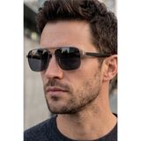Daniel Klein Polarize - UV400 Koruma Metal Çerçeve Siyah Renk Orijinal Erkek Güneş Gözlüğü 57 Ekartman DKGG77C1