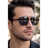 Daniel Klein Polarize - UV400 Koruma Metal Çerçeve Siyah Renk Orijinal Erkek Güneş Gözlüğü 59 Ekartman DKGG81C1