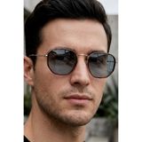 Daniel Klein Polarize - UV400 Korumalı Gold Siyah Renk Orijinal Erkek Güneş Gözlüğü 53 Ekartman DKGG6297C3